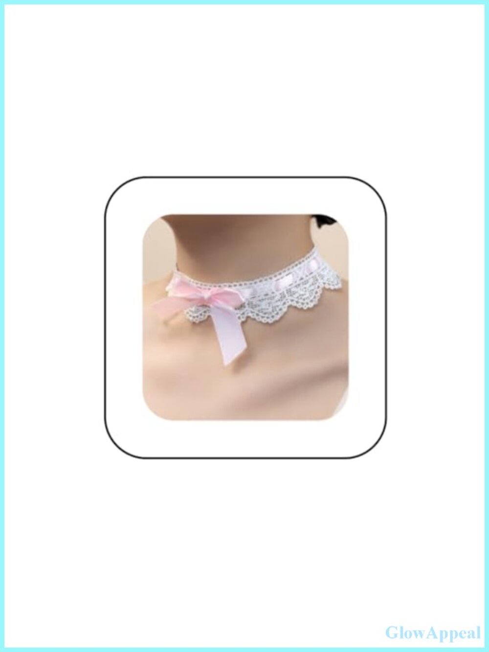 Vintage Bow-Knot Lace Choker Necklace Adjustable Women Prom Party